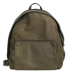 Falabella Backpack, Canvas, Green, 4*